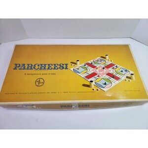 Vintage 1964 Parcheesi Gold Seal Edition No. 2 Selchow & Righter Board Game...